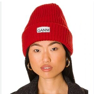 GANNI Vibrant Red Knitwear
